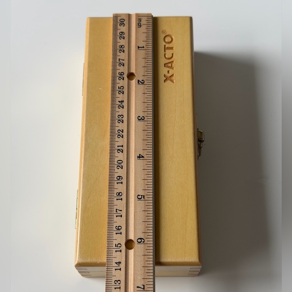 X-Acto Knife Set - 3 Knives 10 Unopened Blades with Wooden Box - Picture 9 of 9